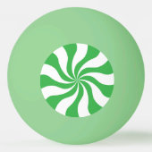 おもしろいファンキーカスタマイズ可能なペパーミントキャンディ 卓球ボール (裏面)