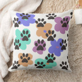 おもしろいファンキーカラフルポー印刷装飾用クッション クッション (ブランケット)