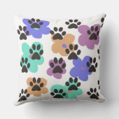 おもしろいファンキーカラフルポー印刷装飾用クッション クッション (裏面)