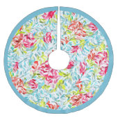 おもしろいファンキーサマーカラー絵を描(ばちゃばちゃ)跳ねるアート ブラッシュドポリエステルツリースカート (正面)