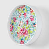 おもしろいファンキーサマーカラー絵を描(ばちゃばちゃ)跳ねるアート 壁時計 (傾斜)