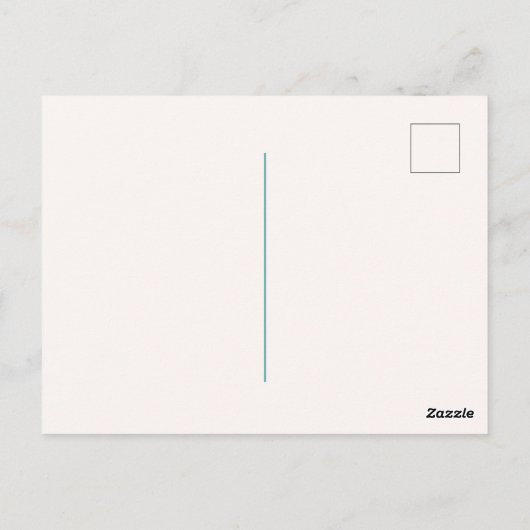 おもしろいファンキータイポグラフィハッピーイースター ポストカード (裏面)