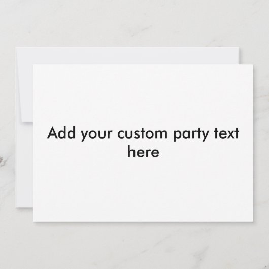 おもしろいファンキーパーティの招待状 招待状 (裏面)