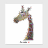 おもしろいファンキーファンキーキリン シール (シート)