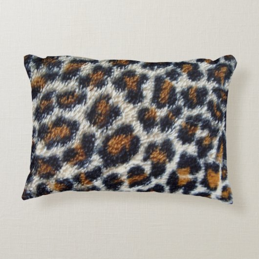 おもしろいファンキーフワフワ柄 アクセントクッション (裏面)