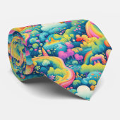 おもしろいファンキーレインボーファンタジーパターン ネクタイ (ロール)