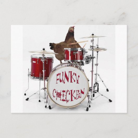 おもしろいファンキー肉 ポストカード (正面)