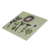 おもしろいファンキー花陶磁器キッチンタイル タイル (側面)