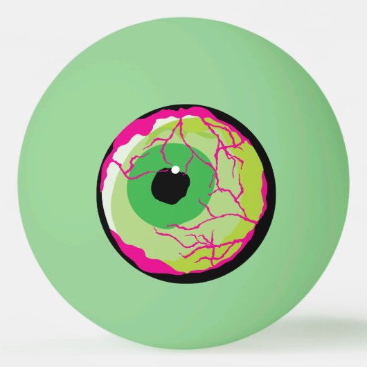 おもしろいファンキーZombie Eyeball Beerまたは 卓球ボール (正面)