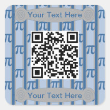 おもしろいファンシーおよびPII 3.142 QRコード