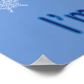 おもしろいファンシーで全てのクール雪だるま刑事 ポスター (角)