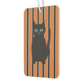 おもしろいファンシーとハロウィン黒猫 カーエアーフレッシュナー (左)