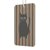 おもしろいファンシーとハロウィン黒猫 カーエアーフレッシュナー (左)