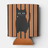 おもしろいファンシーとハロウィン黒猫 缶クーラー (裏面)