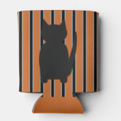 おもしろいファンシーとハロウィン黒猫 缶クーラー (裏面)
