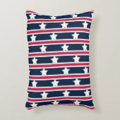 おもしろいファンシーと愛国的な星条旗 アクセントクッション (正面(垂直))