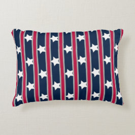 おもしろいファンシーと愛国的な星条旗 アクセントクッション