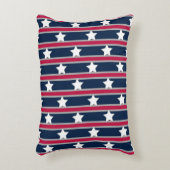 おもしろいファンシーと愛国的な星条旗 アクセントクッション (正面(垂直))