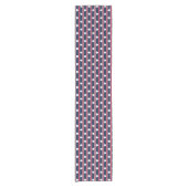 おもしろいファンシーと愛国的な星条旗 ショートテーブルランナー (正面)