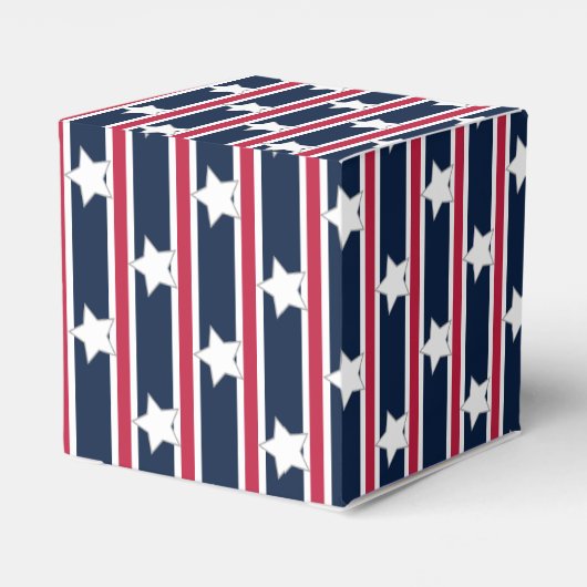 おもしろいファンシーと愛国的な星条旗 フェイバーボックス (裏面サイド)