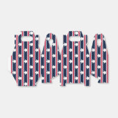 おもしろいファンシーと愛国的な星条旗 フェイバーボックス (折り畳みなし)