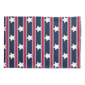 おもしろいファンシーと愛国的な星条旗 枕カバー (裏面)