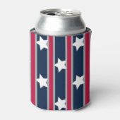 おもしろいファンシーと愛国的な星条旗 缶クーラー (缶正面)