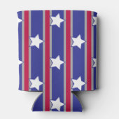 おもしろいファンシーと愛国的な星条旗 缶クーラー (裏面)