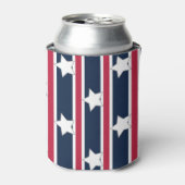 おもしろいファンシーと愛国的な星条旗 缶クーラー (缶正面)