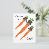 おもしろいファンシークール車 ポストカード (スタンド正面)