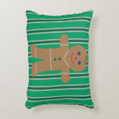 おもしろいファンシージンジャーブレッドマン アクセントクッション (正面(垂直))