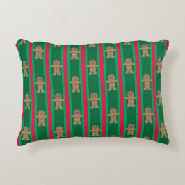 おもしろいファンシージンジャーブレッドマン アクセントクッション