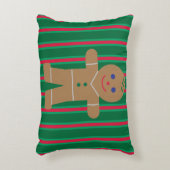 おもしろいファンシージンジャーブレッドマン アクセントクッション (正面(垂直))