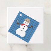 おもしろいファンシー雪だるま刑事 フェイバータグ (インサイチュ)