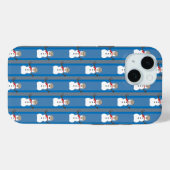 おもしろいファンシー雪だるま刑事 Case-Mate iPhoneケース (裏面 (横))