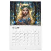 おもしろいファンタジーおとぎ話シュールレアル・アート カレンダー (2月 2027)