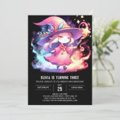 おもしろいファンタジーウィザード誕生日 招待状 (スタンド正面)