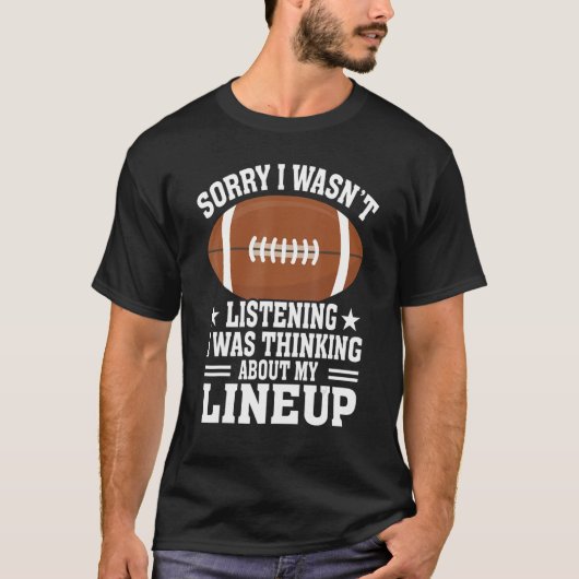 おもしろいファンタジーサッカー選手の服装 – ファンタジーフー Tシャツ (正面)