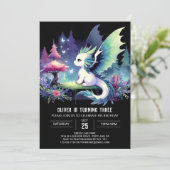 おもしろいファンタジードラゴン誕生日 招待状 (スタンド正面)