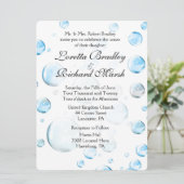 おもしろいファンタジーバブル結婚式招待状 招待状 (スタンド正面)