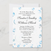 おもしろいファンタジーバブル結婚式招待状 招待状 (正面)