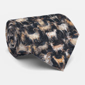 おもしろいファンタジーヤギ養殖動物 ネクタイ (ロール)