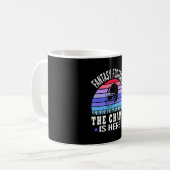 おもしろいファンタジー荷車を引くサッカーの日 コーヒーマグカップ (正面左)