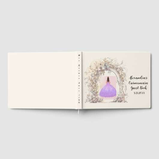 おもしろいファンタジー10代のガール誕生日 ゲストブック (全面)