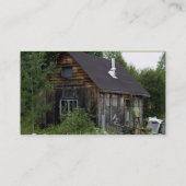 おもしろいファームシャック「住所の変更」 名刺 (裏面)