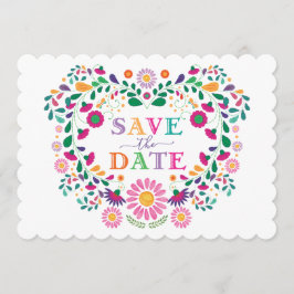 おもしろいフィエスタメキシコ花リース保存日 招待状