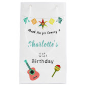 おもしろいフィカラフルエスタ子供の誕生日パーティー賛成 スモールペーパーバッグ (正面)