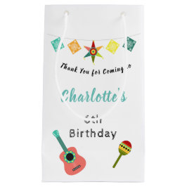 おもしろいフィカラフルエスタ子供の誕生日パーティー賛成 スモールペーパーバッグ