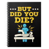 おもしろいフィジカルセラピーだが死んだ ノートブック (正面)