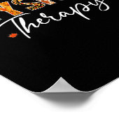 おもしろいフィジカルセラピーカボプキンオータムツリー秋Leav ポスター (角)